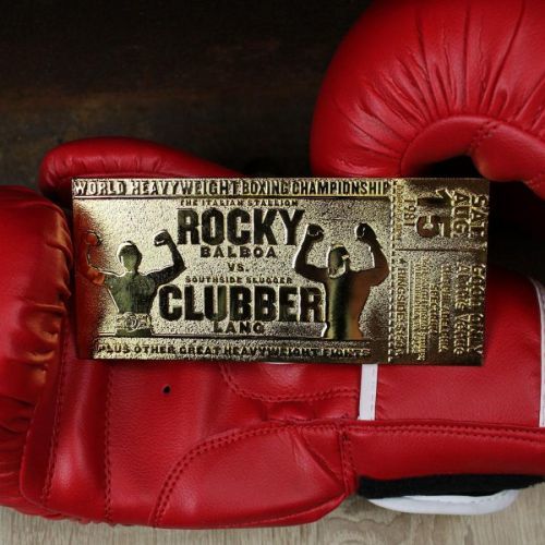 FaNaTtik | Rocky III - Replica World Heavyweight Boxing Championship Ticket - pozlaceno