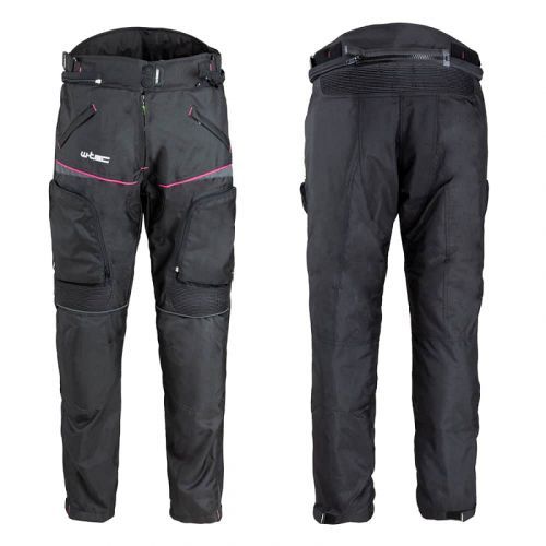 Dámské moto kalhoty W-TEC Propant Lady Barva černo-růžová, Velikost XS