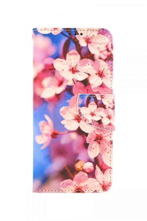 Pouzdro TopQ Samsung A22 knížkové Sakura 66256