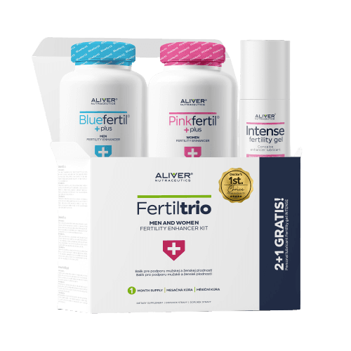 Aliver Nutraceutics  Fertiltrio - partnerská kúra pro podporu plodnosti + dárek