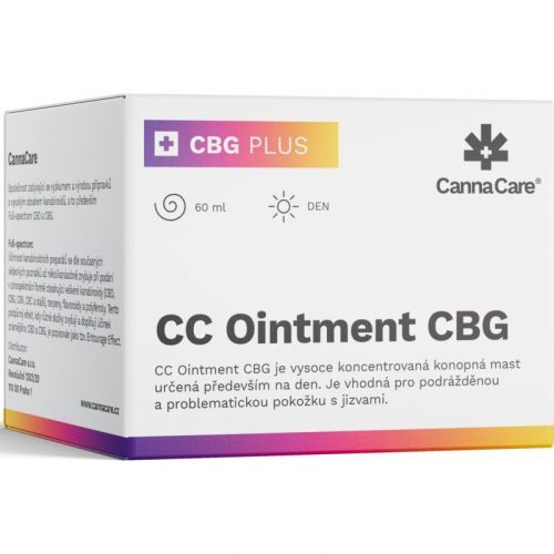 CannaCare CBG PLUS CC Ointment CBG konopná mast 60 ml