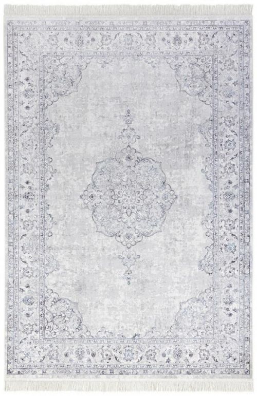 Nouristan - Hanse Home koberce Kusový koberec Naveh 104384 Pastell-Blue - 95x140 cm Bílá