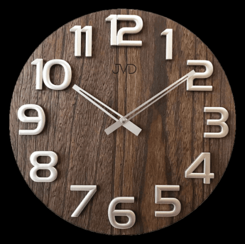 Nástěnné hodiny dřevěné JVD HT97.3 166213