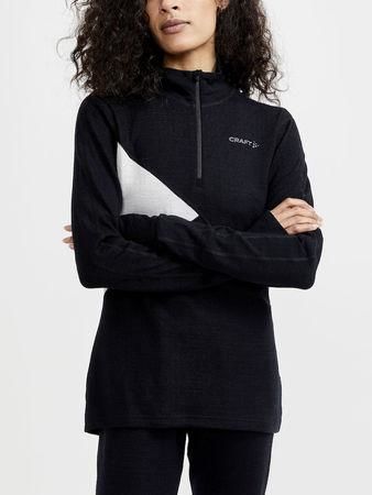 Craft W Triko  ADV Nordic Wool HZ XS černá