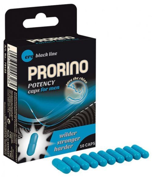 HOT Tablety pro zlepšení potence pro muže Prorino - 10 ks