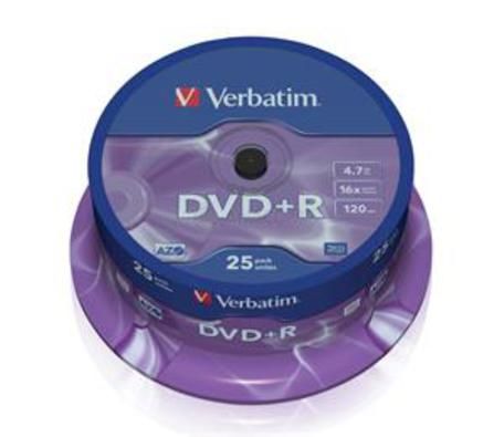 Verbatim datový nosič 43500 Dvd+r(25-pack Spindle)