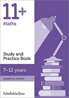 11+ Maths Study and Practice Book (Sims Schofield &)(Paperback / softback)