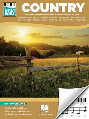 COUNTRY SUPER EASY SONGBOOK (UNKNOWN)(Paperback)