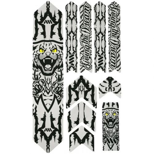 Nálepky AMS Honeycomb Frame Guard Extra Kriss Kyle - ochranné na rám, šelma černá