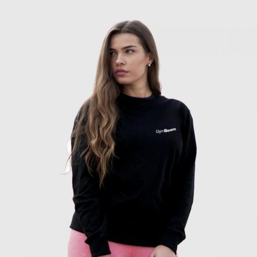 Dámská mikina Basic Jumper Black XS - GymBeam