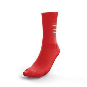 Ponožky červené KNIHY DOBROVSKÝ 37-39 hladké