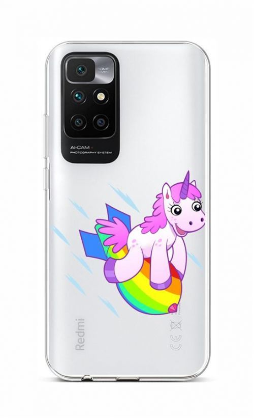 Kryt TopQ Xiaomi Redmi 10 silikon Flying Unicorn 66560