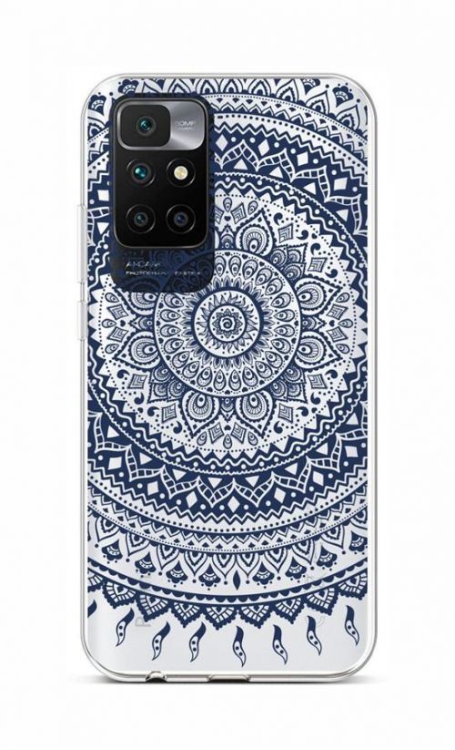 Kryt TopQ Xiaomi Redmi 10 silikon Navy Mandala 66556