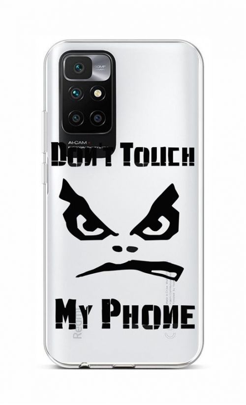 Kryt TopQ Xiaomi Redmi 10 silikon Don't Touch průhledný 66555