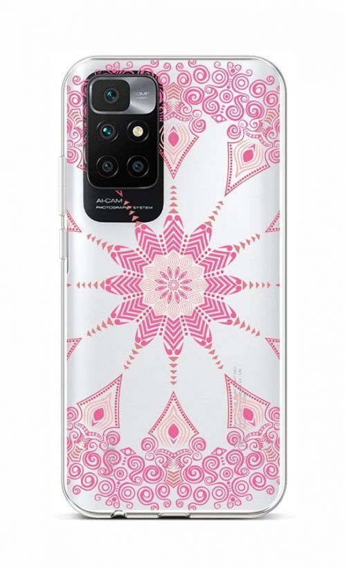 Kryt TopQ Xiaomi Redmi 10 silikon Pink Mandala 66528