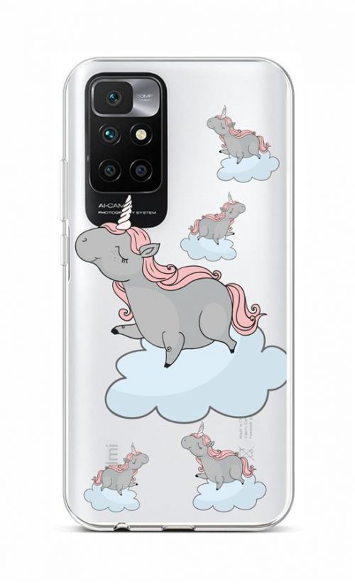Kryt TopQ Xiaomi Redmi 10 silikon Grey Unicorns 66525