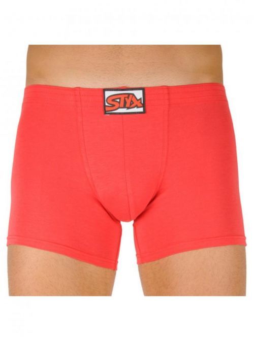 Pánské boxerky Styx long klasická guma červené (F1064) M, trenky / trenýrky