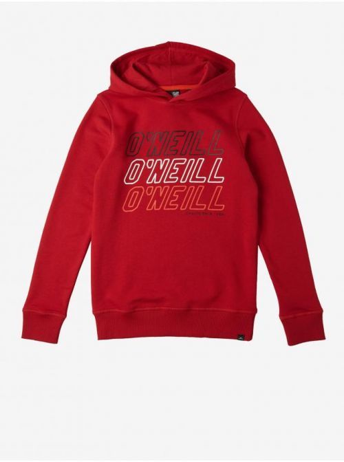 Červená holčičí mikina s kapucí O'Neill All Year Sweat