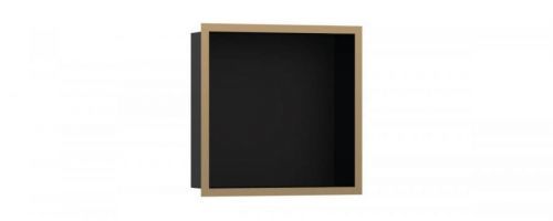 Polička Hansgrohe XtraStoris Individual s rámem kartáčovaný bronz 56098140