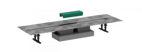 Úplná sada pro plochou instalaci Hansgrohe uBox Universal 90 cm nerez 56019180