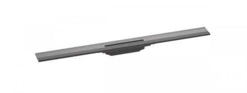 Sprchový žlab Hansgrohe RainDrain Flex 90 cm nerez kartáčovaný černý chrom 56052340