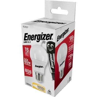 Energizer LED žárovka GLS 8,2 W E27 teplá bílá, jako 60 W