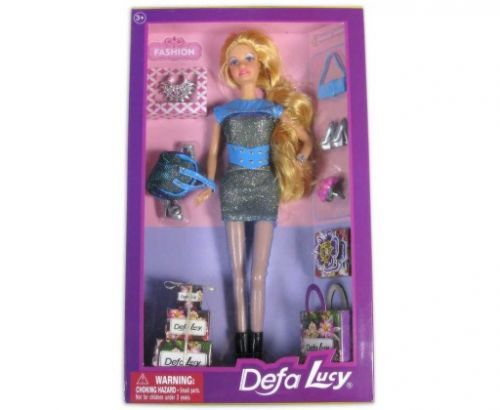 Panenka DeFa Lucy den v butiku fashion set s módními doplňky