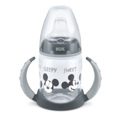 NUK Láhev na pití First Choice Minnie Mouse 150 ml, šedá
