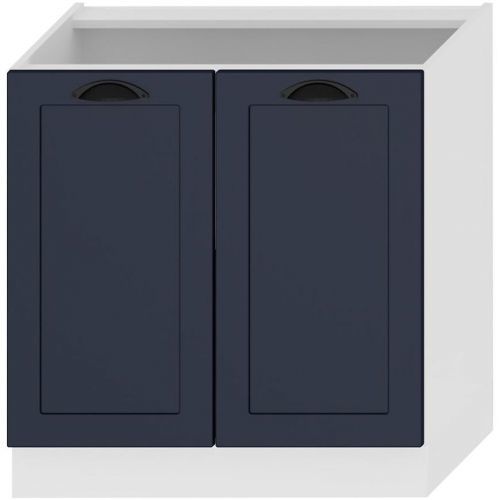 Kuchyňská Skříňka Adele D80 Granát Mat/Bílý