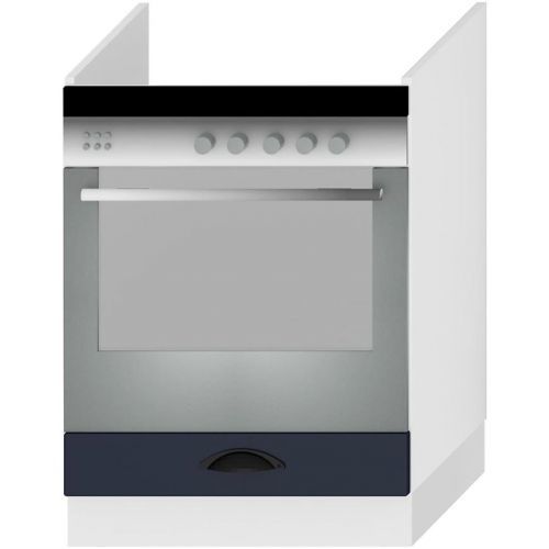 Kuchyňská Skříňka Adele Dk60 Granát Mat/Bílý