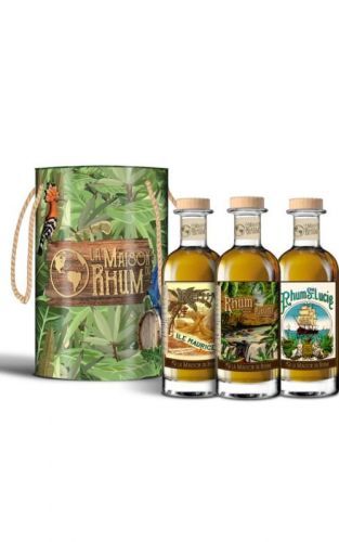 La Maison Du Rhum Mini Bucket 3×0,2l 45% L.E. Plech