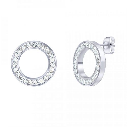 Ocelové náušnice Nelly s čirými Brilliance Zirconia - KMM62639