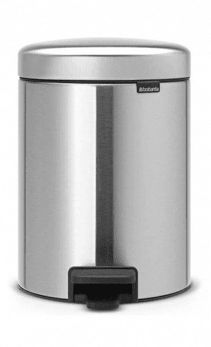 Pedálový odpadkový koš Newlcon Brabantia matný ocelový 5 l