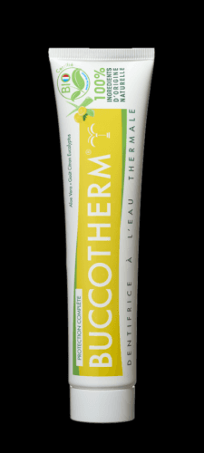 BUCCOTHERM BIO zubní pasta s aloe vera a citrónovo - eukalyptovou příchutí, 75 ml