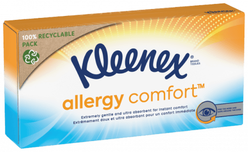 KLEENEX® Allergy Comfort Papírové kapesníky box 56ks