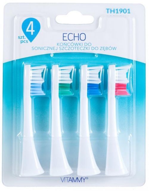 VITAMMY ECHO náhrady na zubní kartáček ECHO 4ks