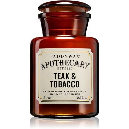 Paddywax Apothecary Teak & Tabacco vonná svíčka 226 g