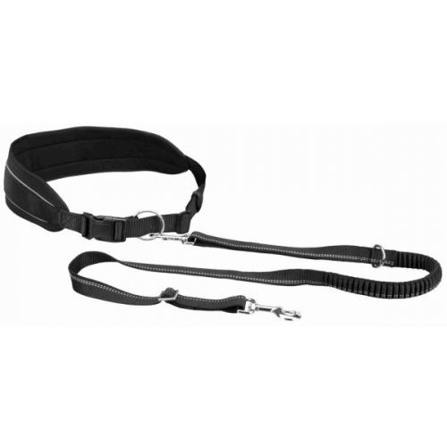 TRIXIE RUNNING BELT WITH BUNGEE LEASH  UNI - Běžecký pás s vodítkem