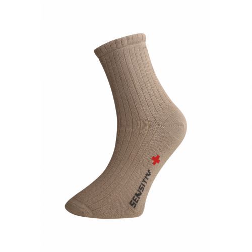 Matex Ponožky pro osoby s objemnýma nohama - béžové Veľkosť: XXL (43-48)