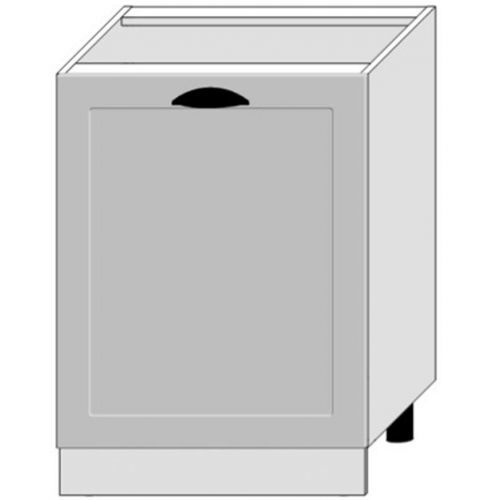 Kuchyňská Skříňka Adele D60pc Pl Šedá Mat/Bílý