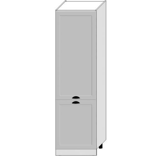 Kuchyňská Skříňka Adele D60sł 2133 Pl 2fr Šedá Mat/Bílý