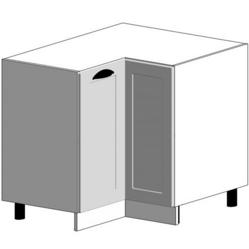 Kuchyňská Skříňka Adele Drp Pl Šedá Mat/Bílý