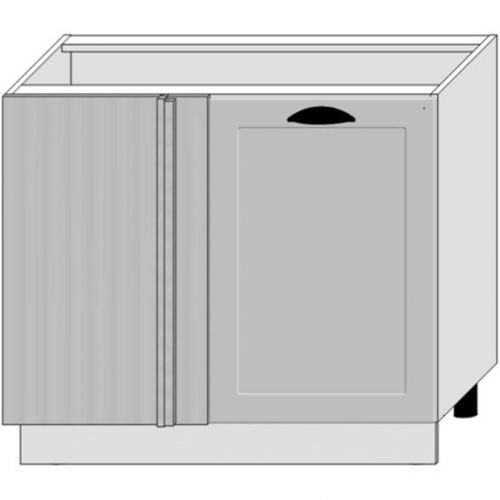 Kuchyňská Skříňka Adele Dnp Pl Šedá Mat/Bílý