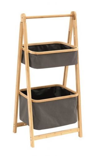 Úložné koše Outwell Padres Storage Rack M Barva: šedá/hnědá