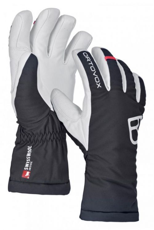 Dámské rukavice Ortovox Swisswool Freeride Glove W Velikost rukavic: XS / Barva: černá