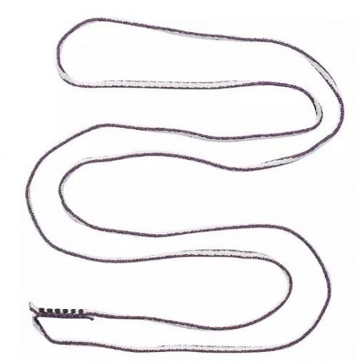 Šitá smyce Beal Dyneema Slings 10 mm (180 cm) Barva: bílá/šedá