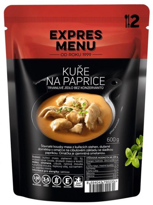Hotové jídlo Expres menu Kuře na paprice 600g