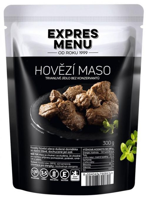 Hotové jídlo Expres menu Hovězí maso 300 g
