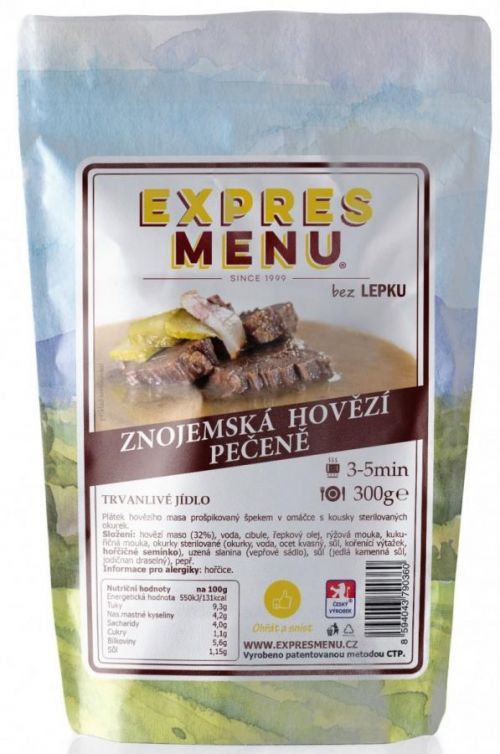 Hotové jídlo Expres menu Znojemská hov. pečeně 300 g