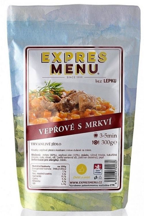Hotové jídlo Expres menu Vepřová s mrkví 300 g